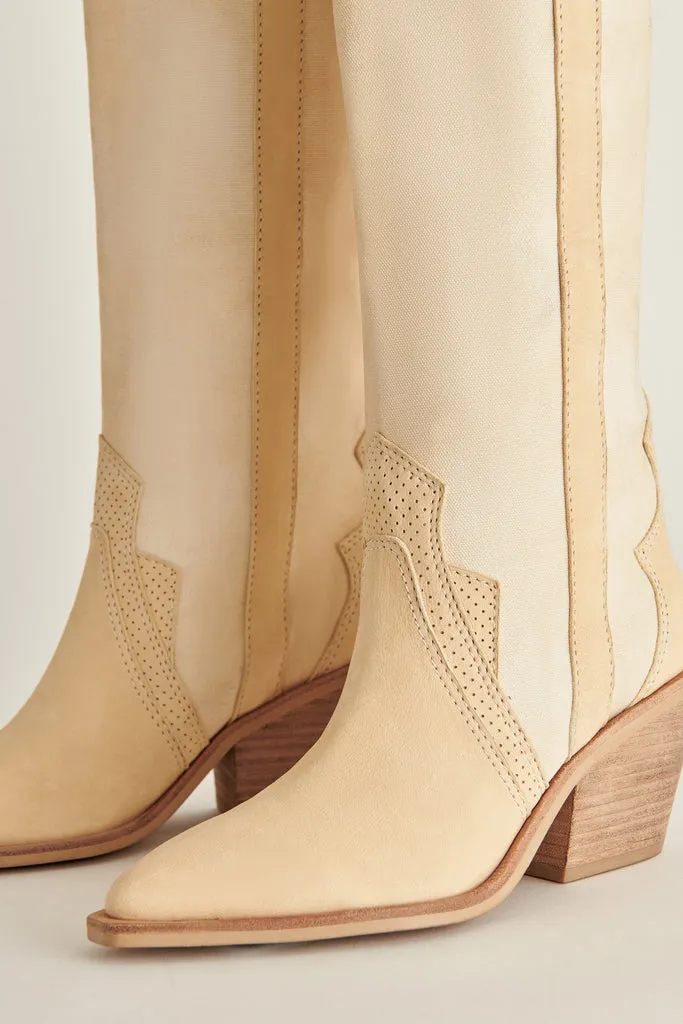 NAVENE Booties Vanilla Nubuck | Vanilla Nubuck Western Boots– Dolce Vita 6645171322946