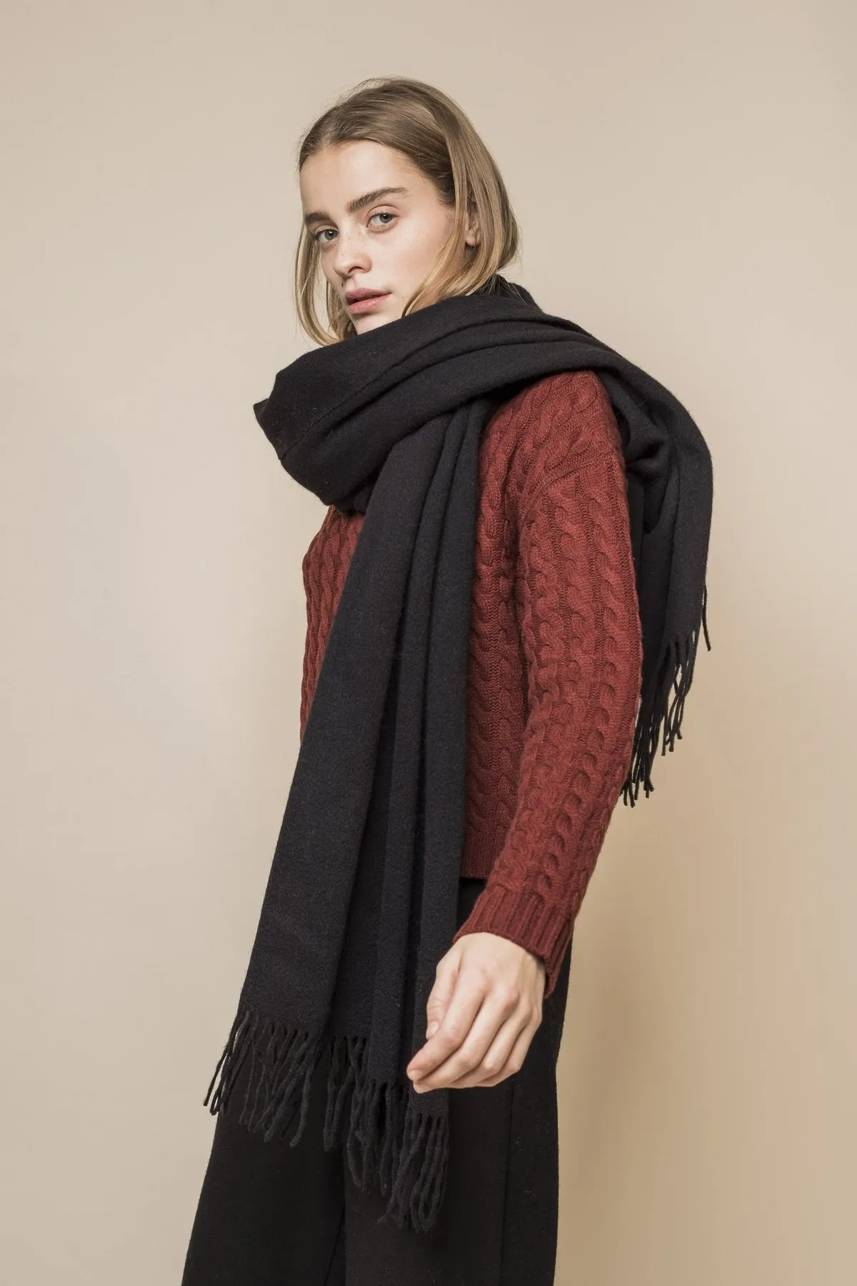 Oversized Wool Scarf