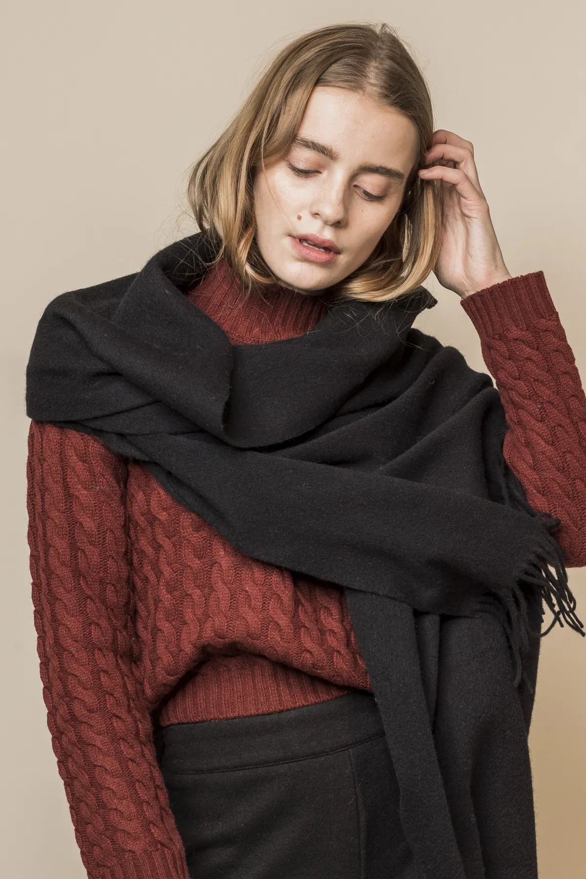 Oversized Wool Scarf