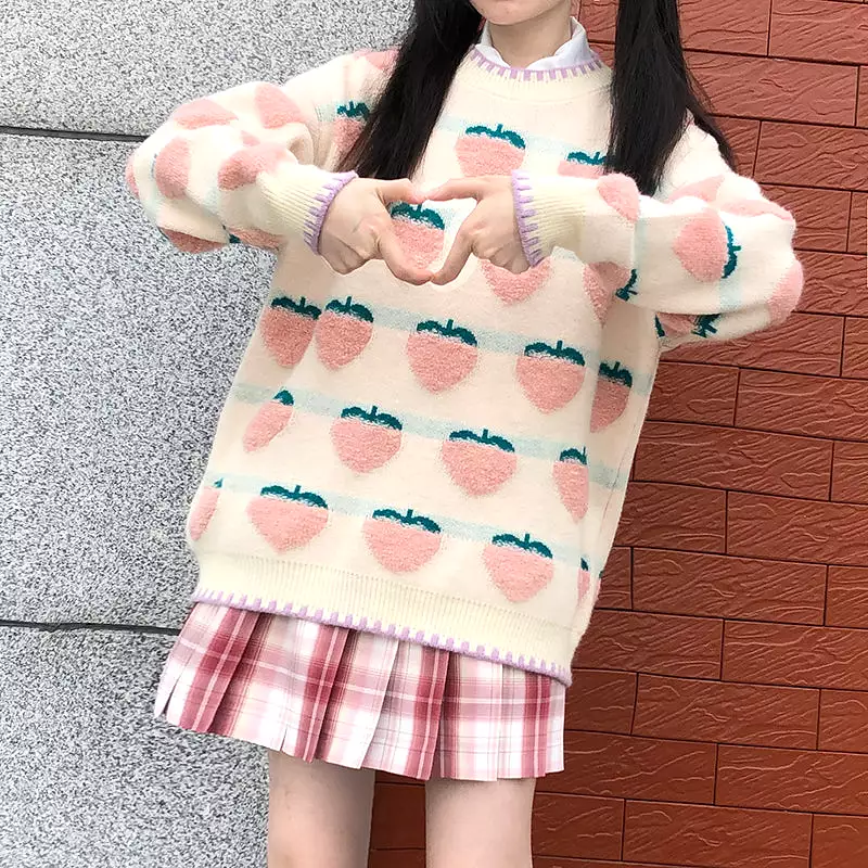 Peach Sweater AD12723