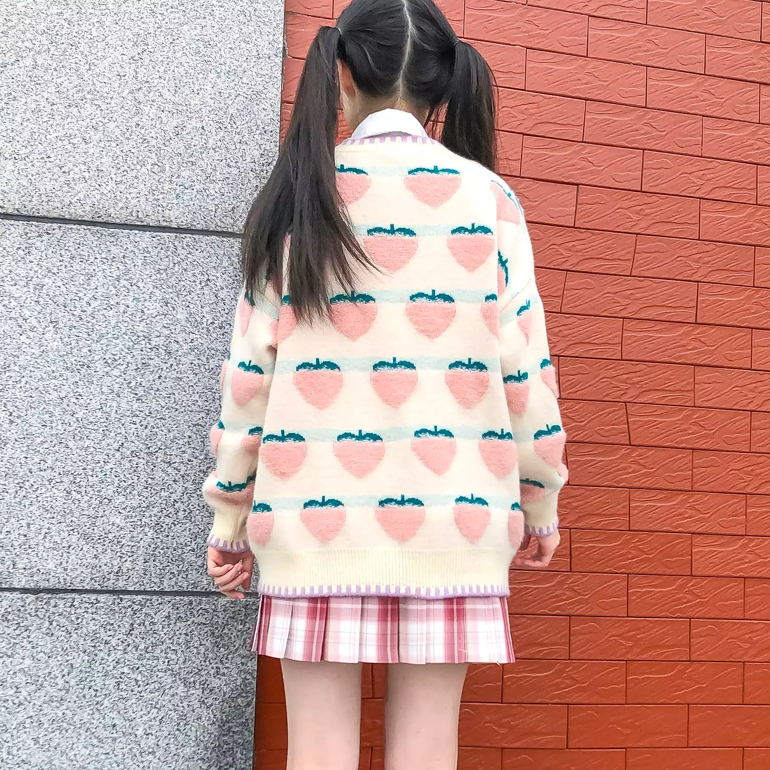 Peach Sweater AD12723