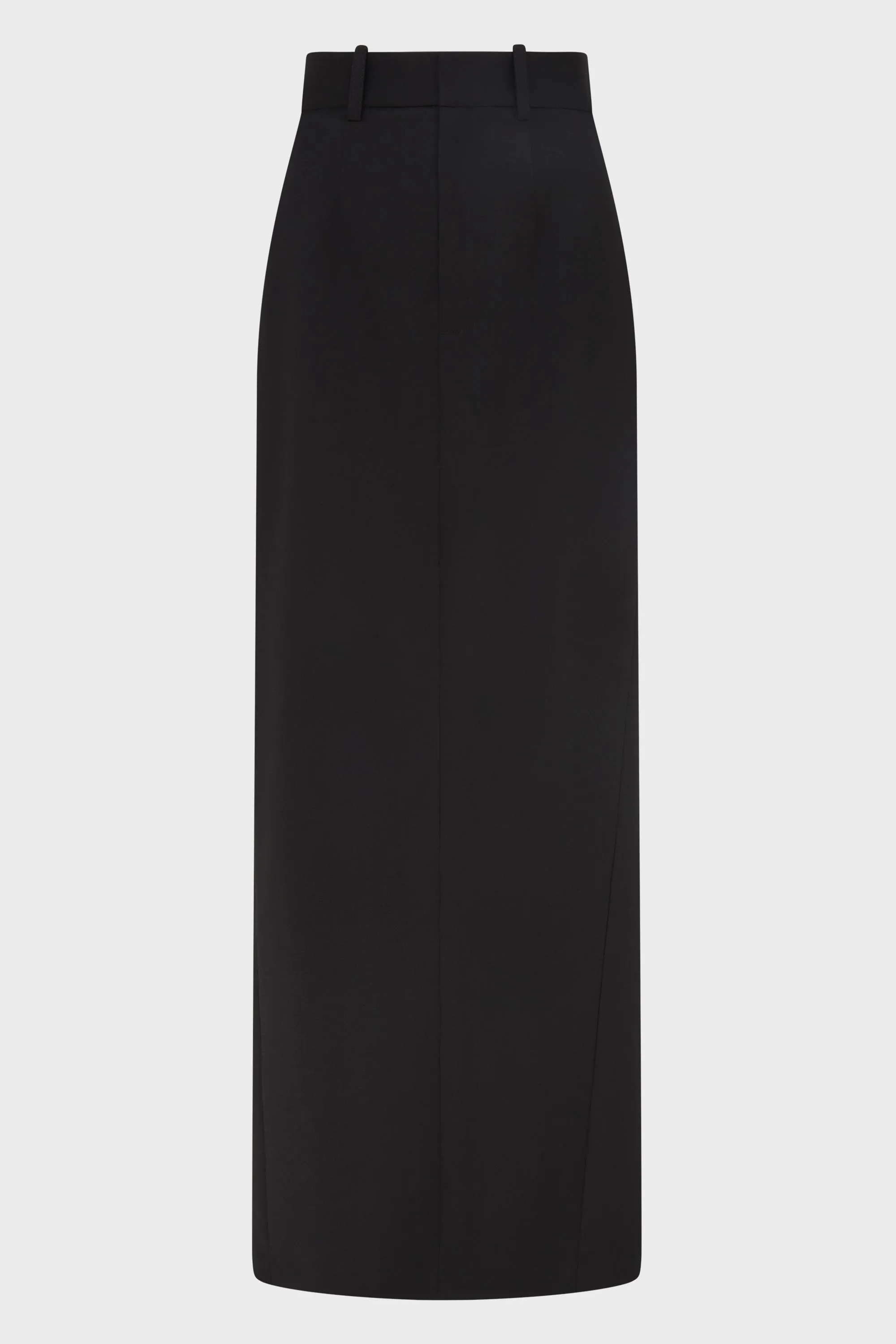 PEEK OPEN THIGH SKIRT BLACK