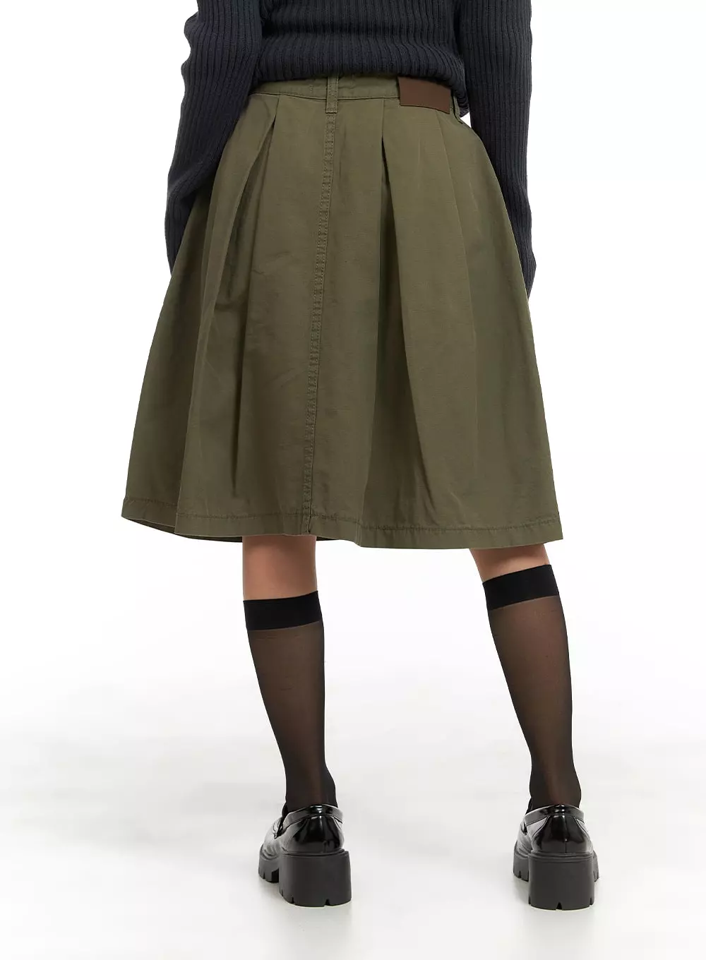 Pintuck Midi Skirt CA404