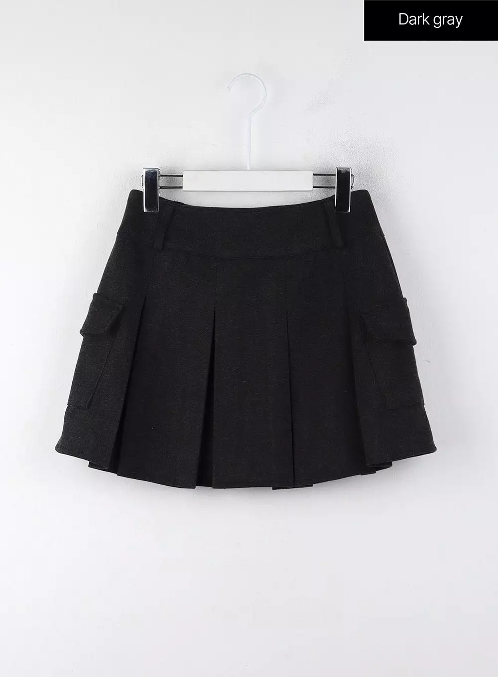 Pocket Pleated Mini Skirt IJ403