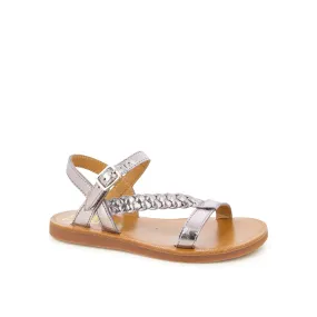 POM D'API PLAGETTE ANTIK Etain Sandales  Nu Pieds