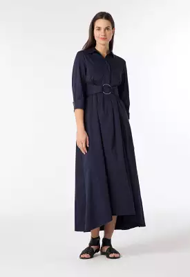 Poplin Belt Dress