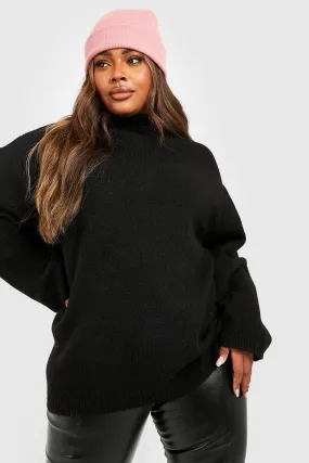 Recycled Plus Soft Knit Turtleneck Sweater