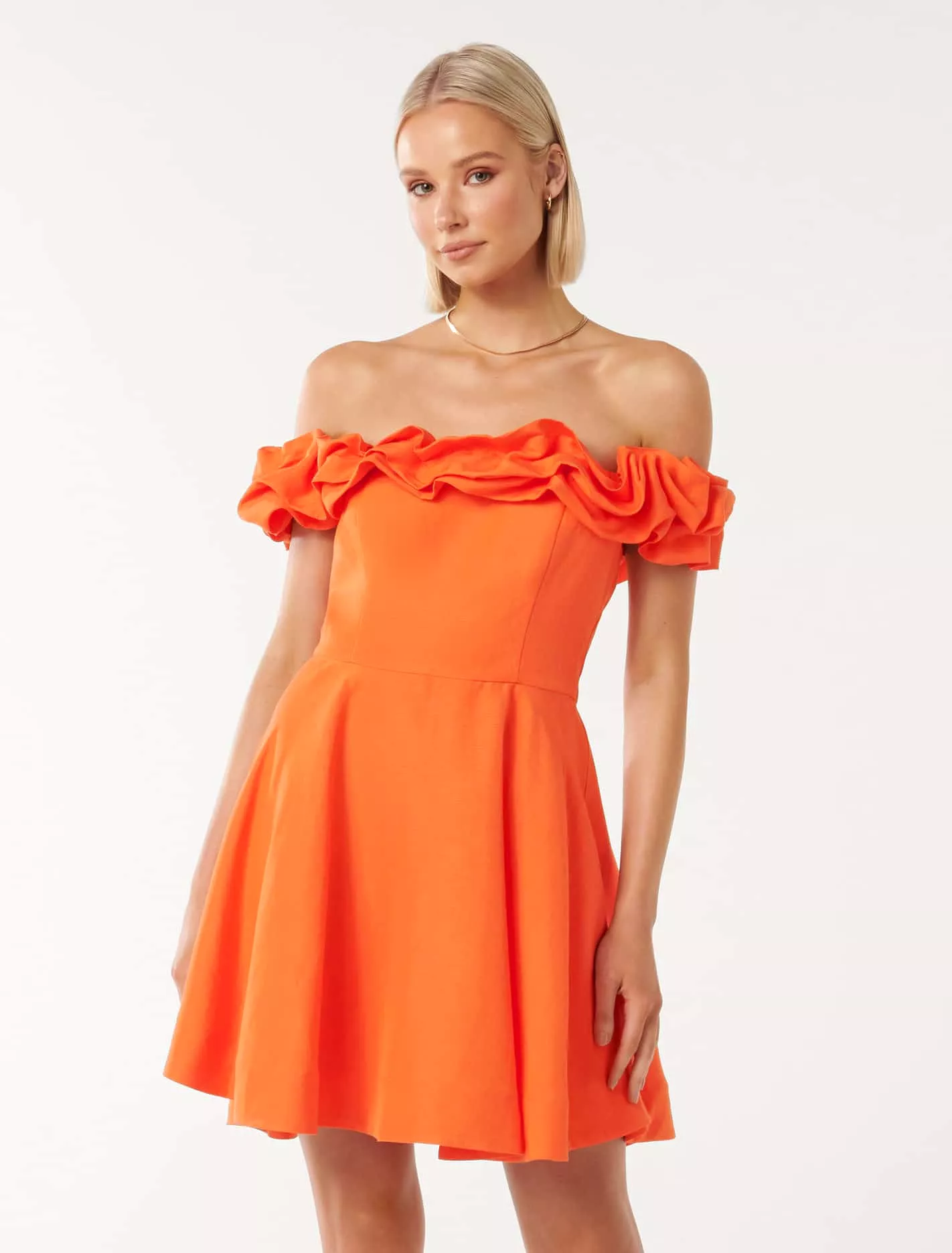 Rosie Off Shoulder Mini Dress