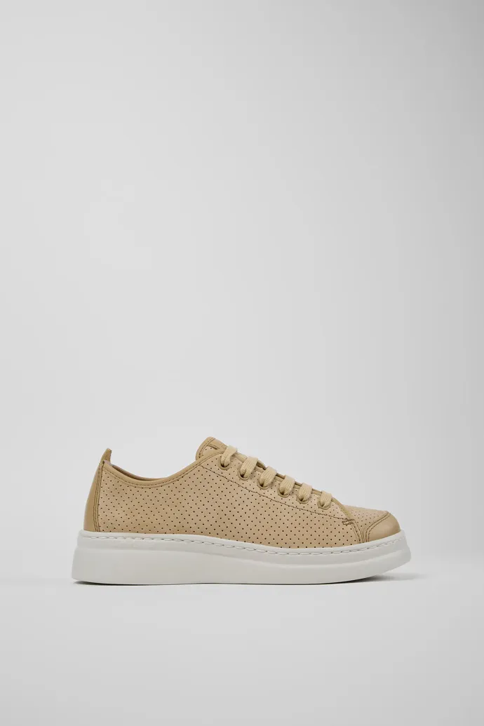 Runner Beige Nubuck/Leather Sneaker for Women