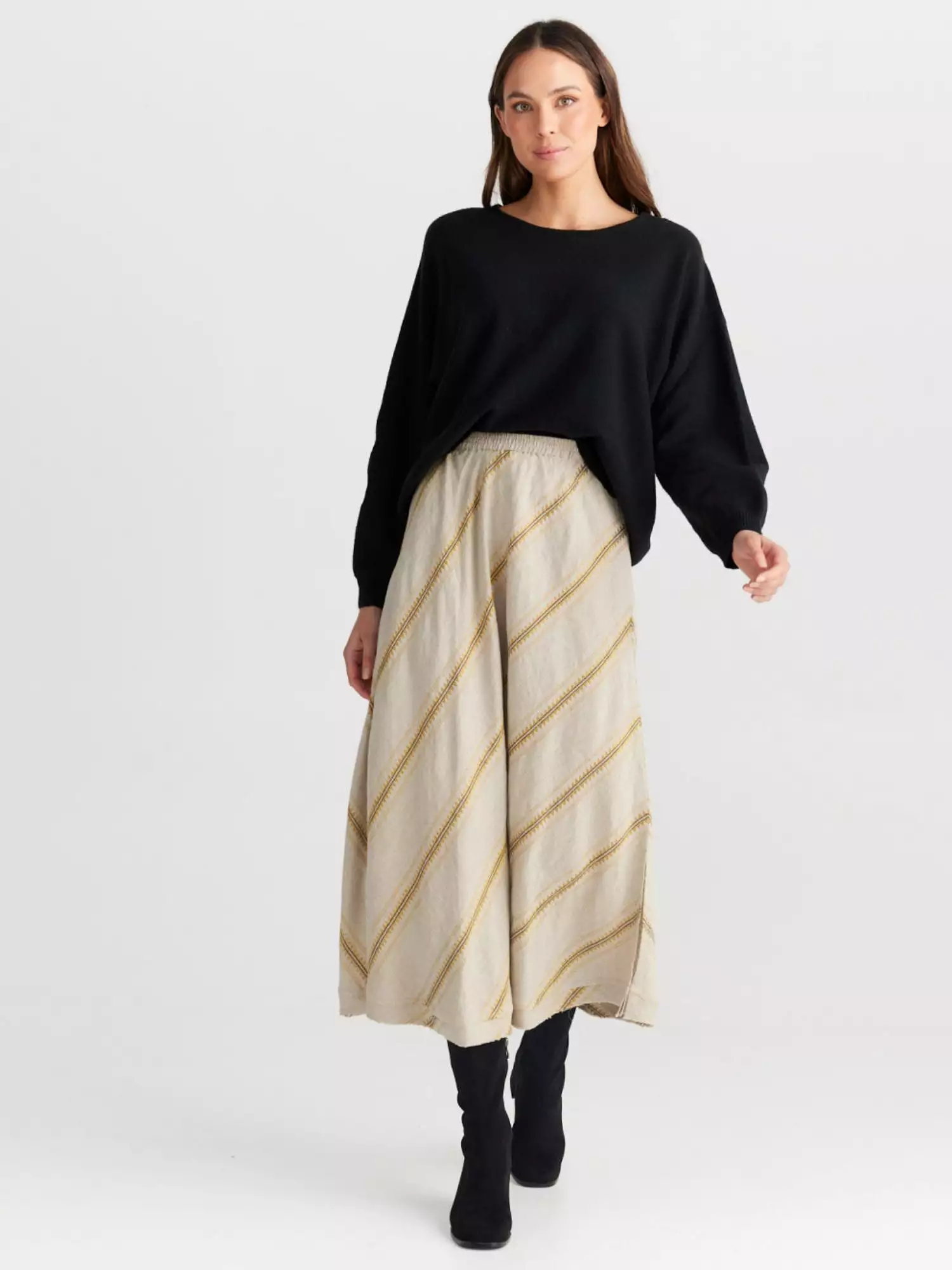 Sicily Skirt | Taj Stripe