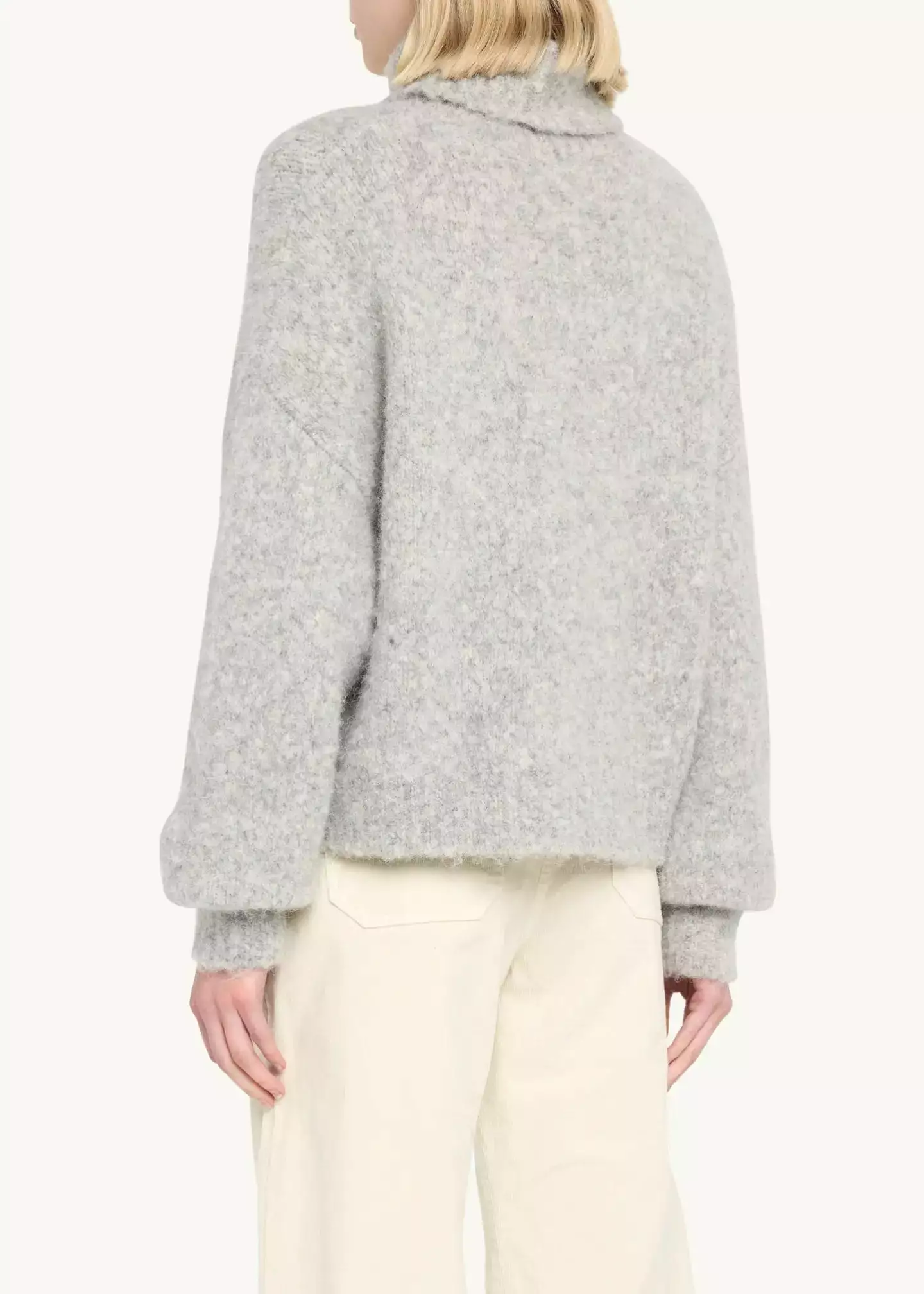 Sierra Sweater - Light Grey Melange