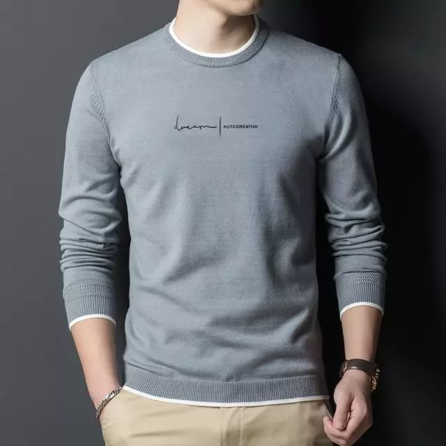 Signature Crew Neck Sweater For Men