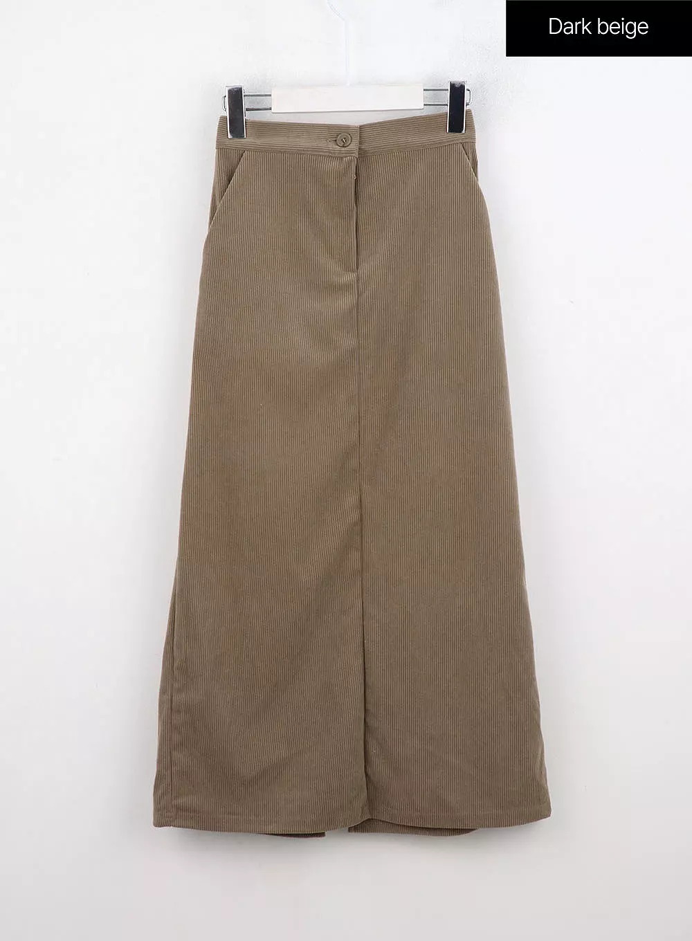 Slit Corduroy Maxi Skirt ON315