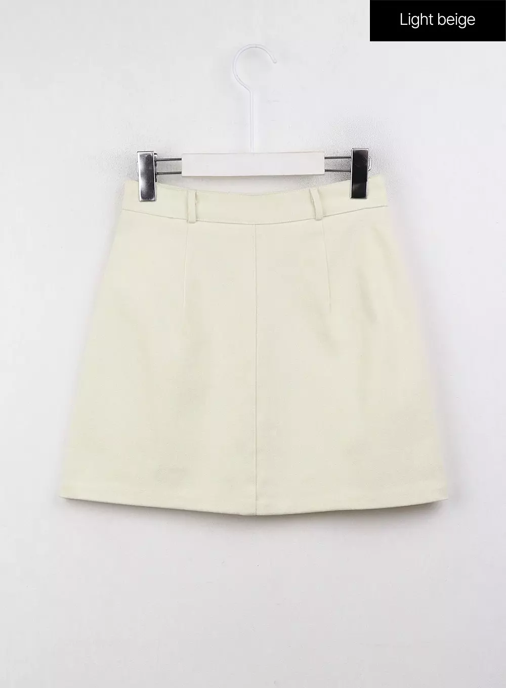 Solid A-Line Mini Skirt OJ416