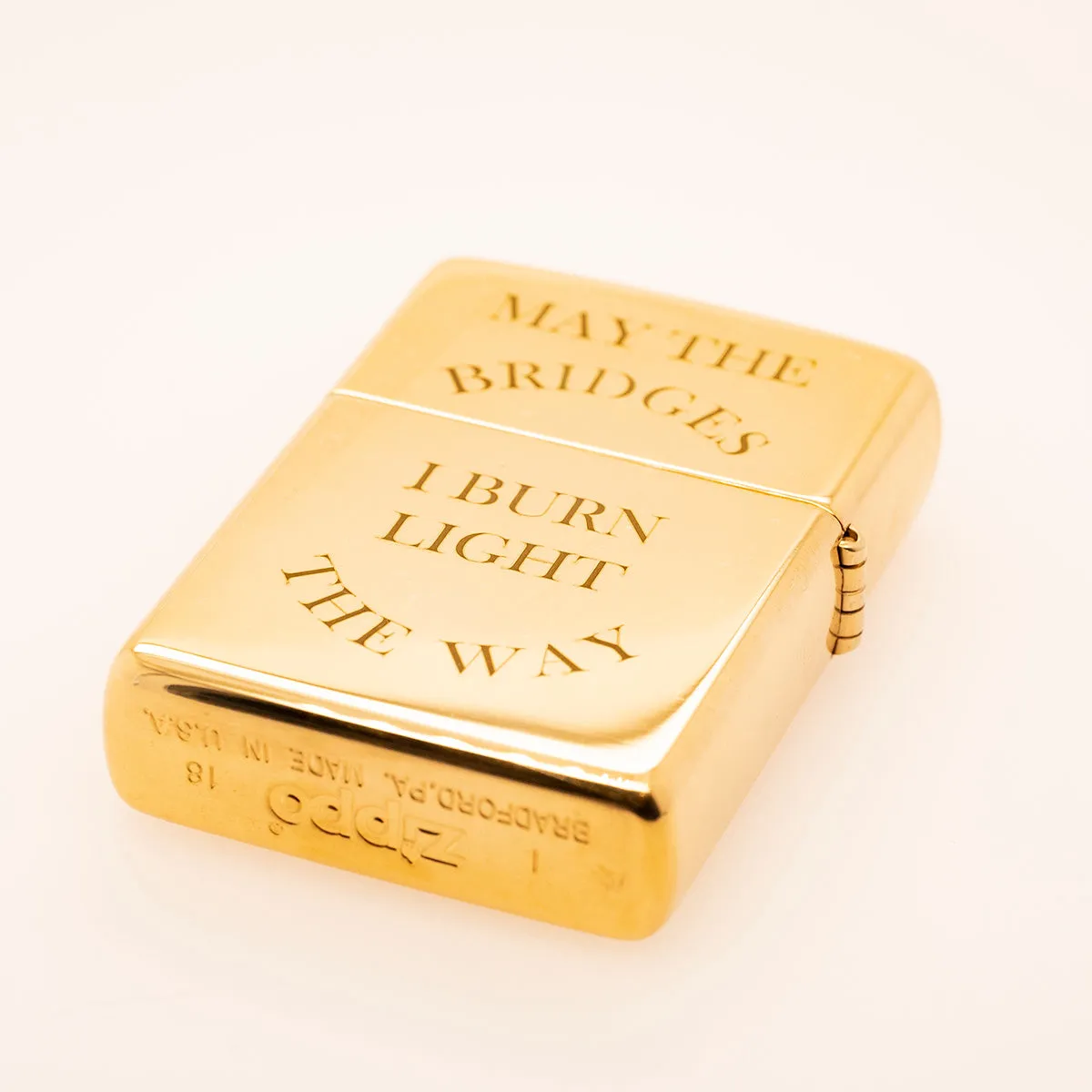 Solid Brass Zippo