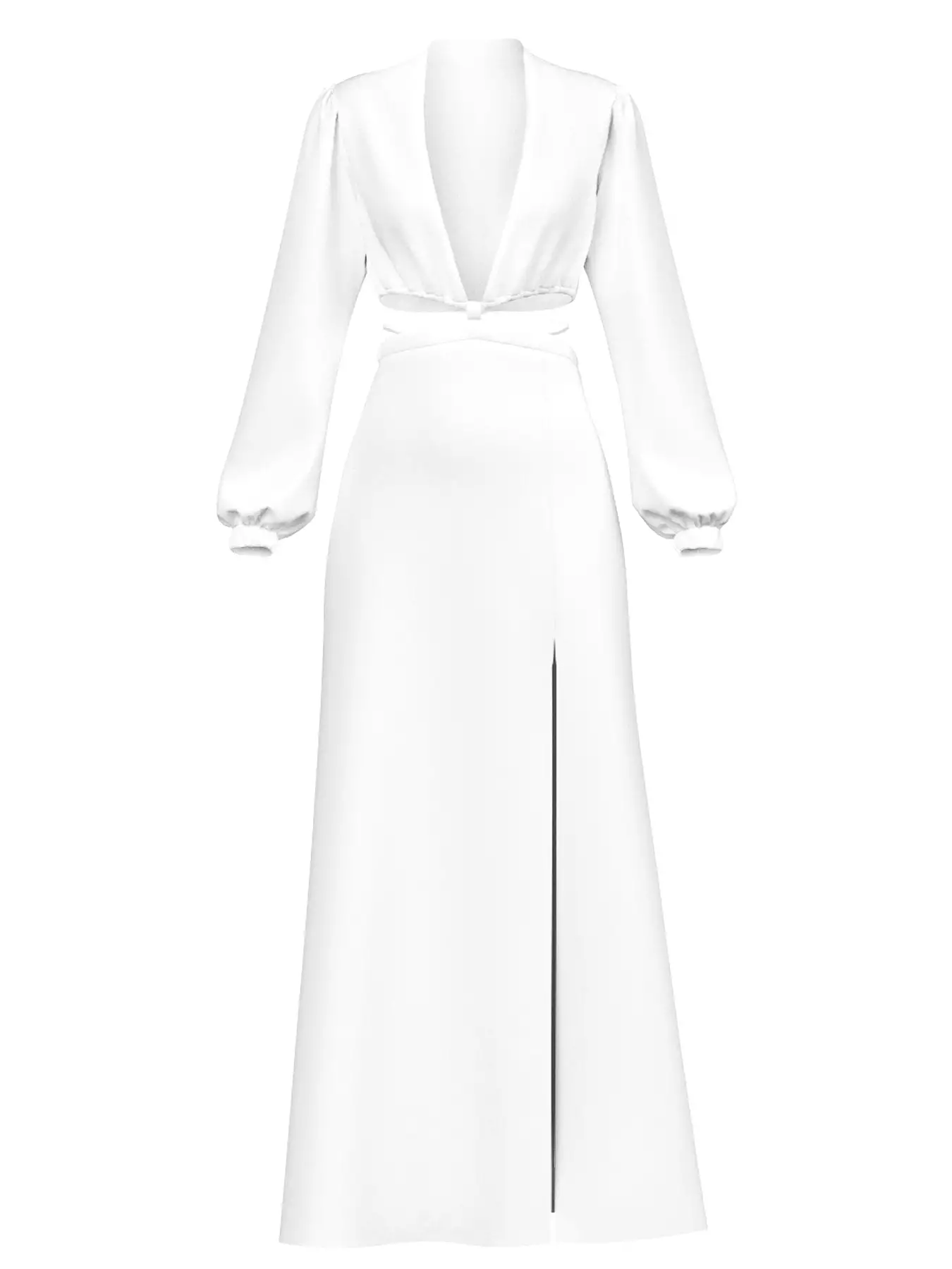 Sustainable Amal Dress - Solid Blanc