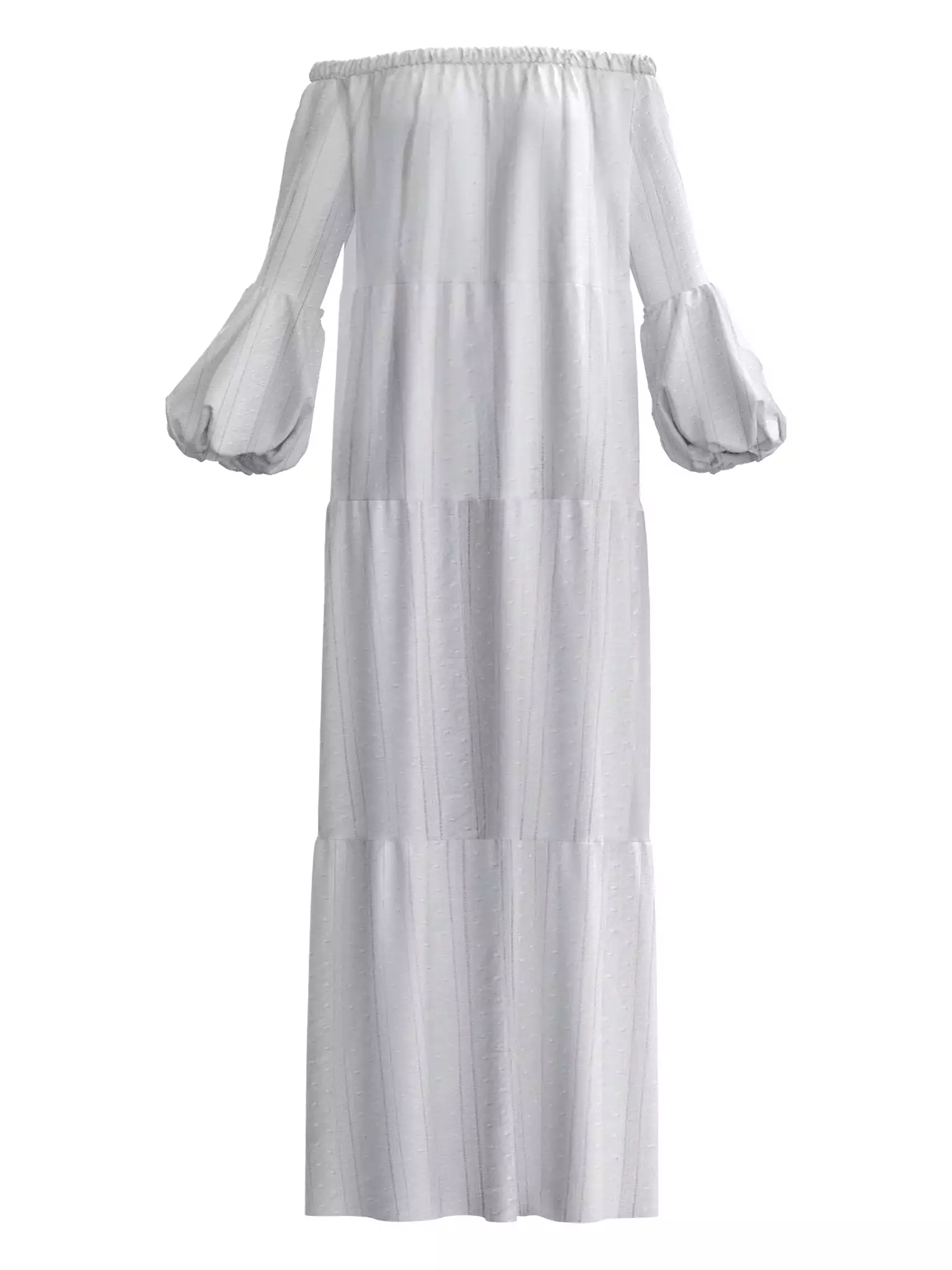 Sustainable Kudi Dress - Solid Blanc