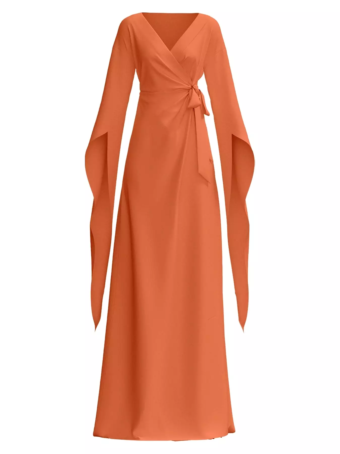 Sustainable Maya Dress - Solid Coral