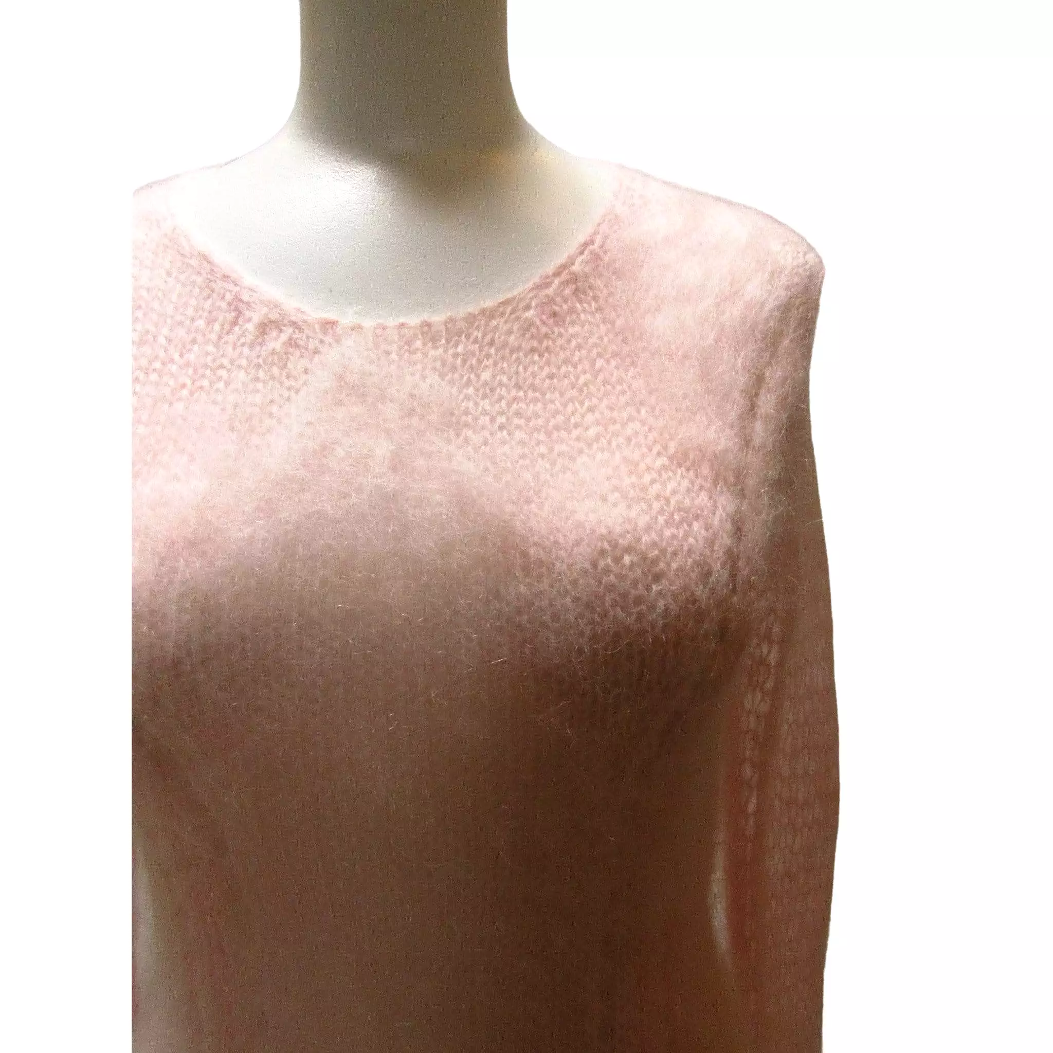 TAO Comme Des Garons Pink Mohair Sweater Dress