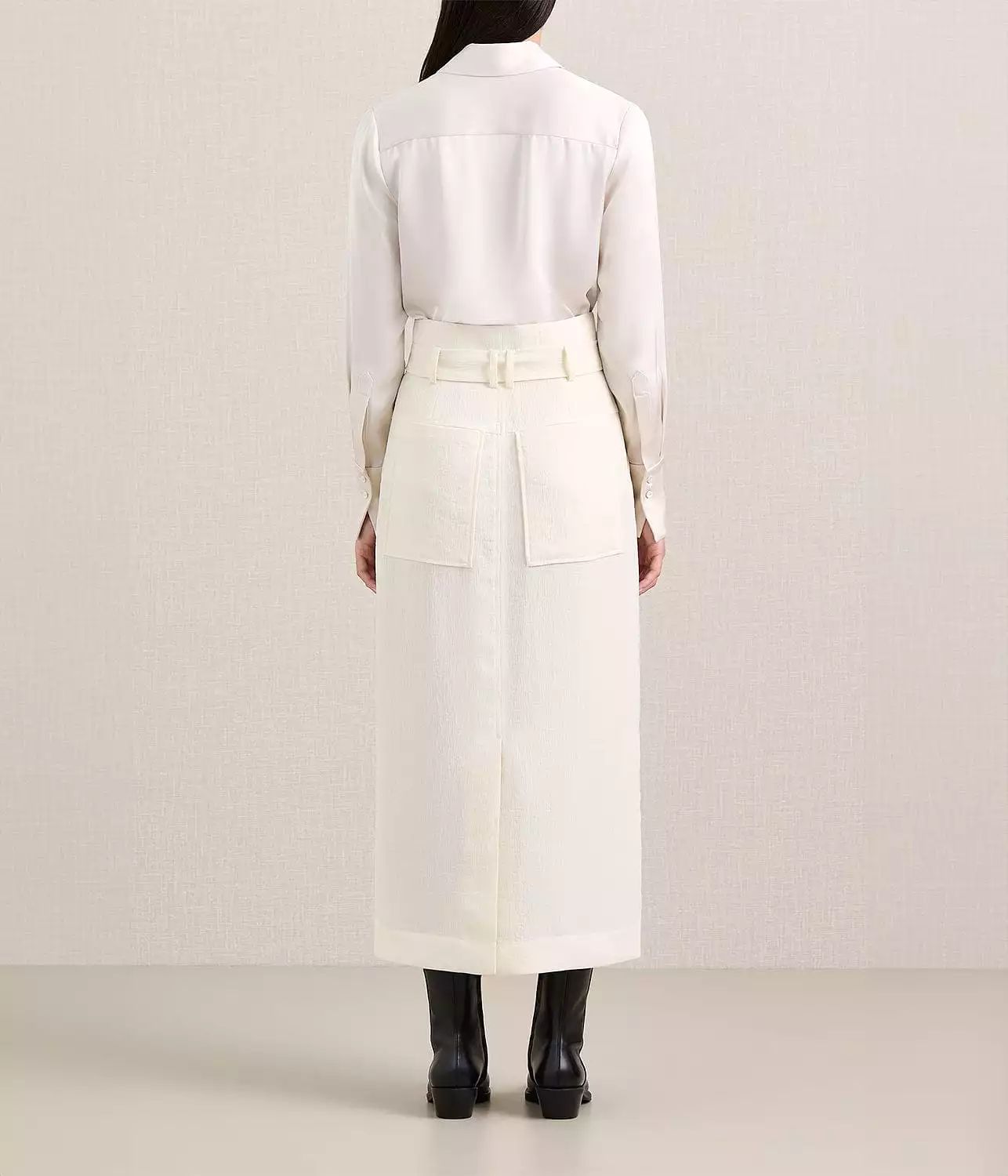 THE VEN SKIRT- OYSTER