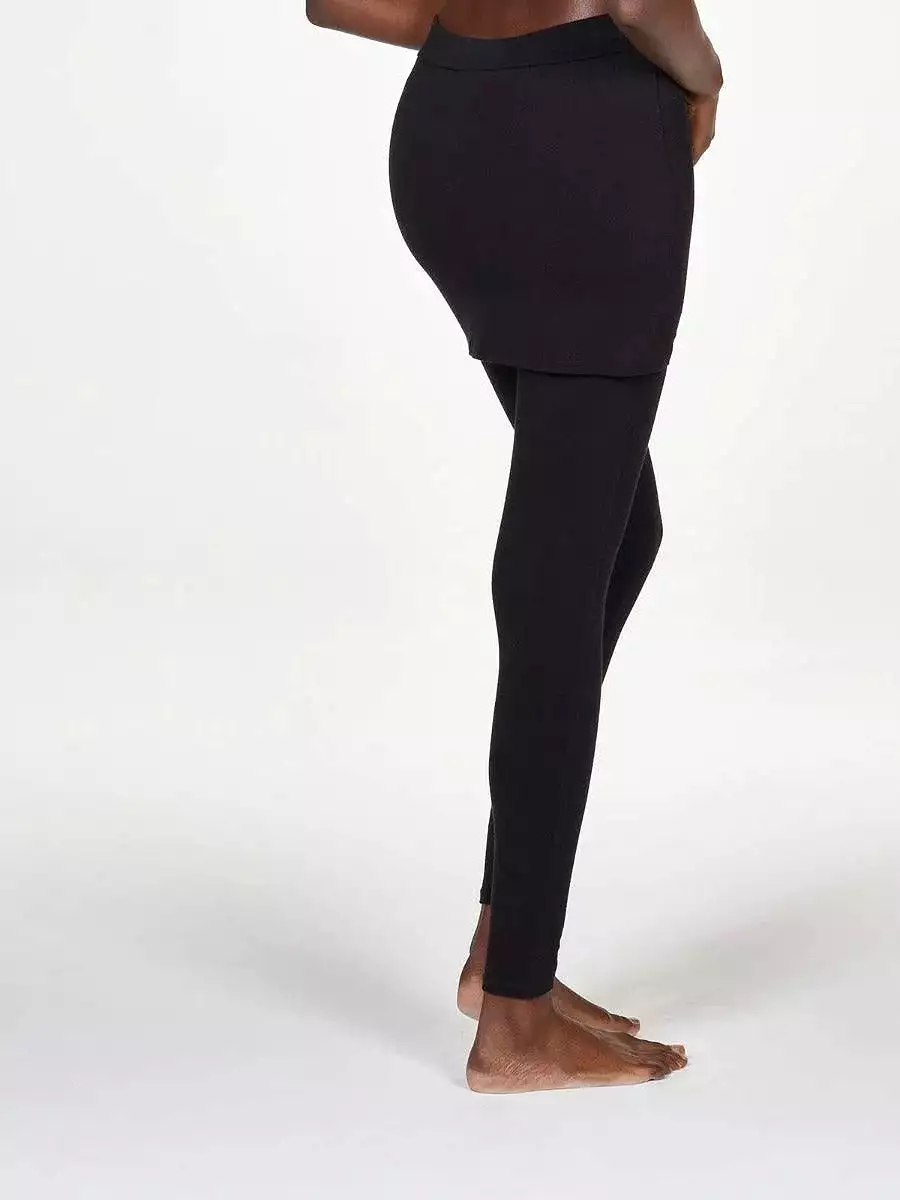 Thought Luxury Skirt Leggings - Black