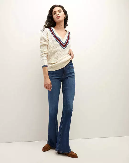 VERONICA BEARD Sibley Cable Knit Sweater