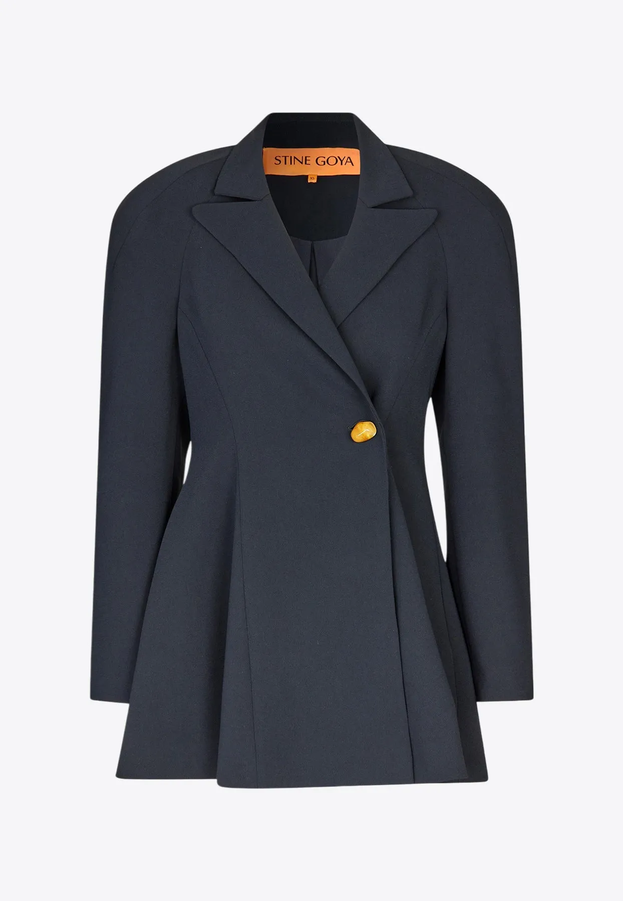 Voluminous Mini Coat Dress