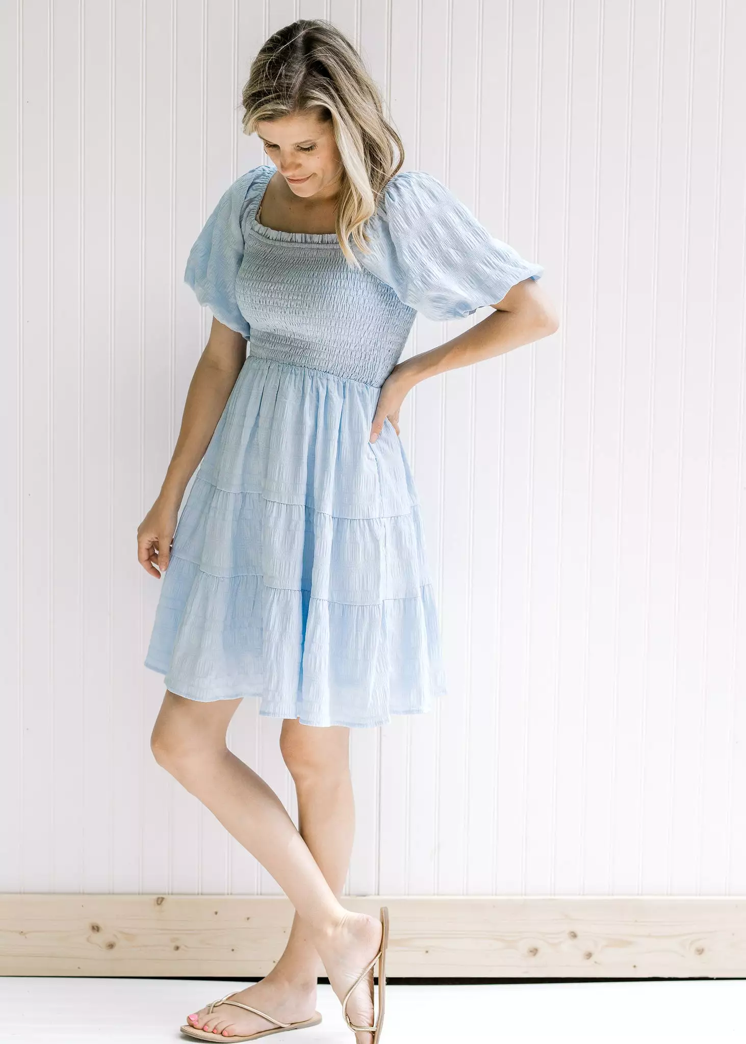 X Baby Blue Dress